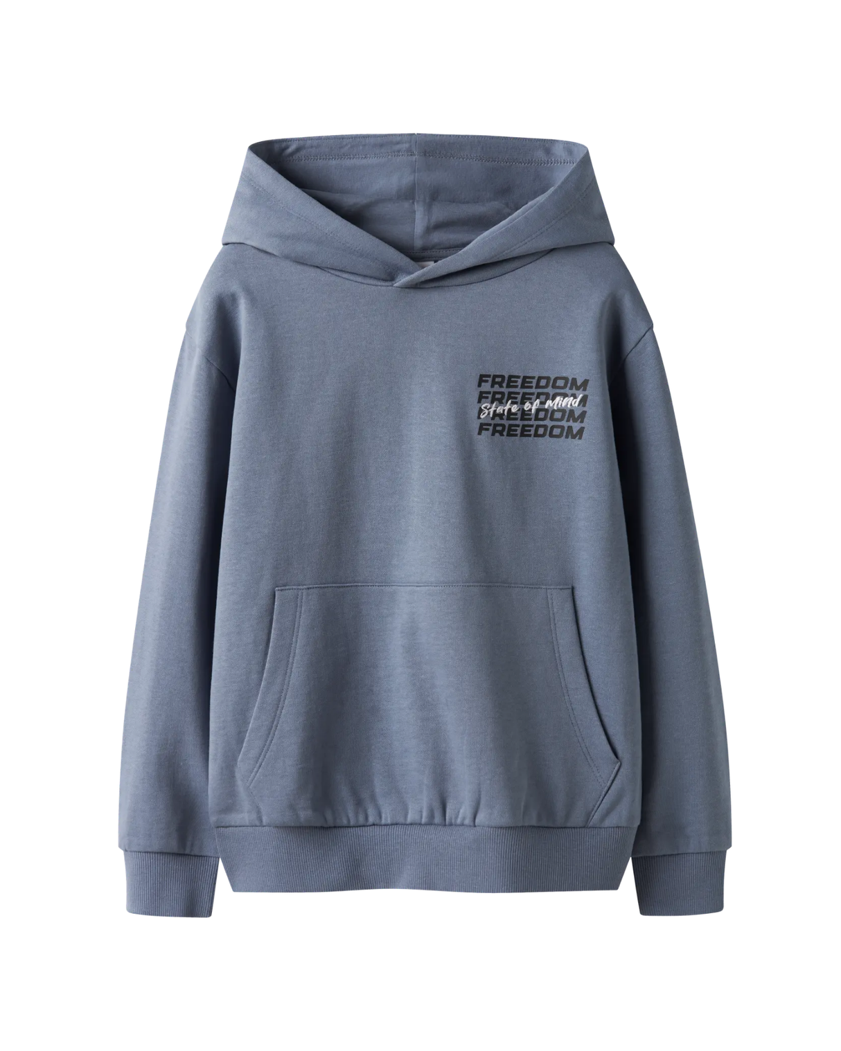Gråblå - Flint stone - Name it - Hoodie - 13250426