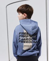 Gråblå - Flint stone - Name it - Hoodie - 13250426