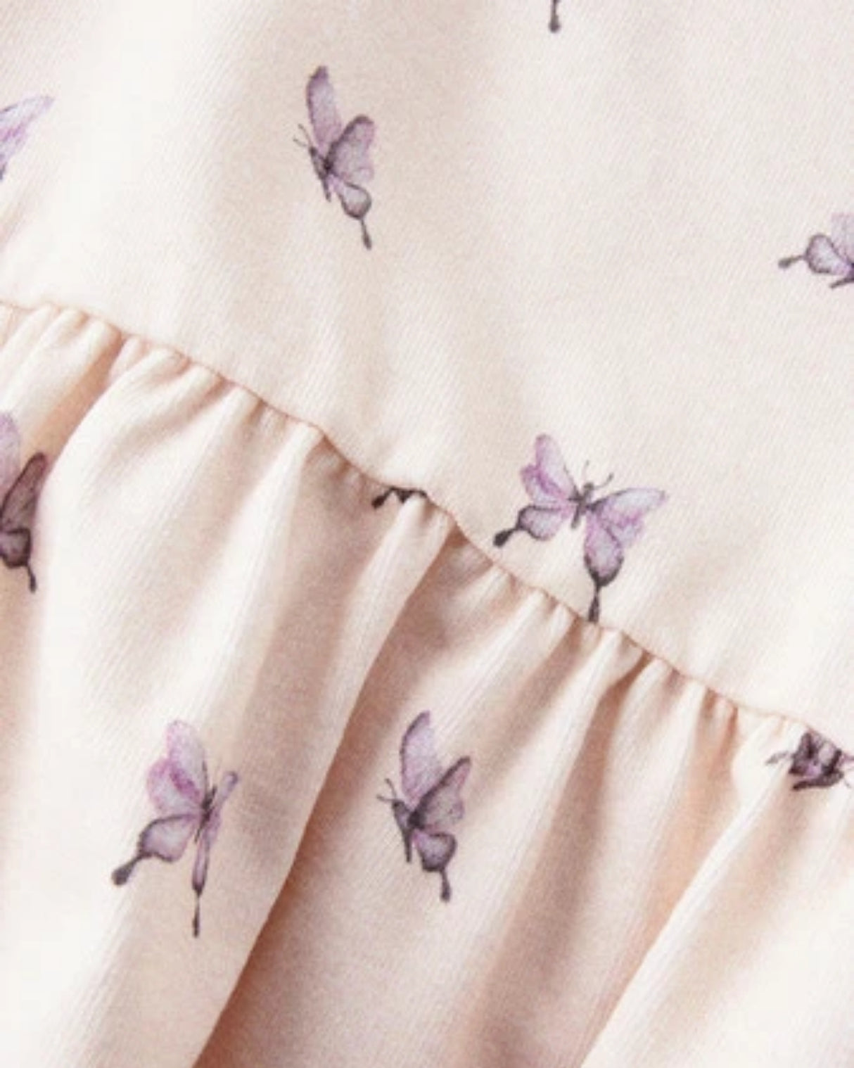 Lyserød - Peach Blush - Butterfly - Lil'Atelier - Top - 13250940