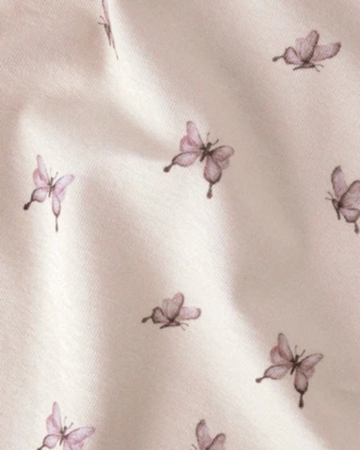 Lyserød - Peach Blush - Butterfly - Lil'Atelier - Bluse - 13250943