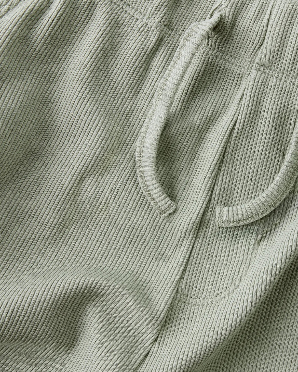 Green - Seagrass - Lil'Atelier - Shorts - Rib - 13250975