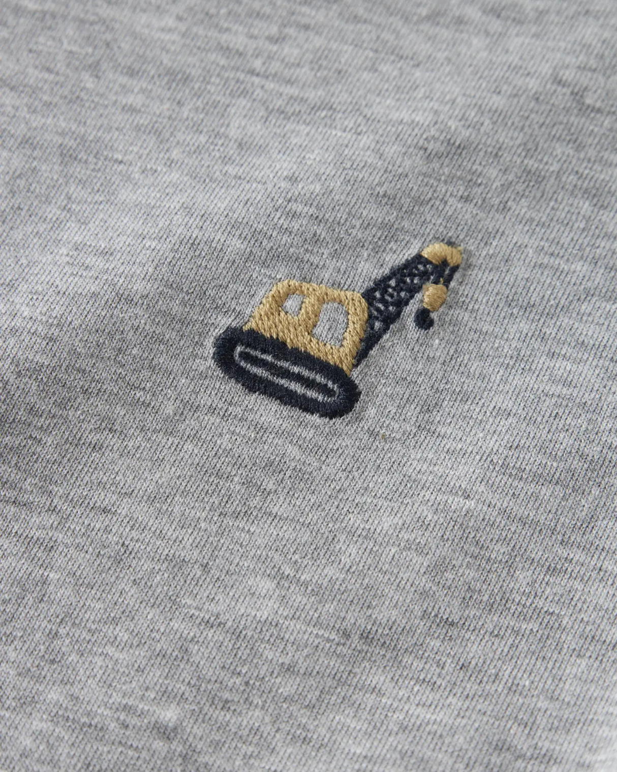 Name it Grey Melange Excavator T-Shirt - 13251108