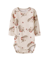 Sand - Peyote Melange - Name it - Bodystocking - Enhjørning - 13251490