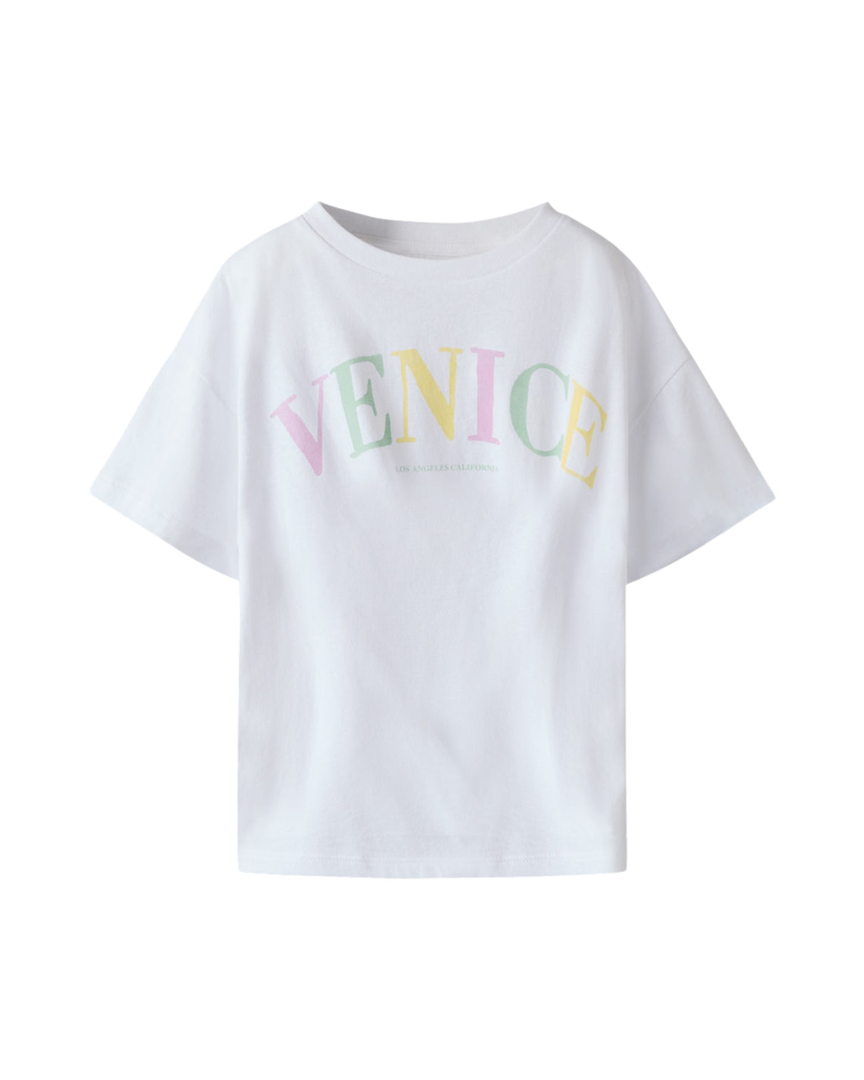 Hvid - Bright White/Venice - Name it - T-shirt - Blomster - 13252533