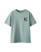 Grøn T-shirt - Name it - Slate Gray - Kunst - korteærmer - 13252876