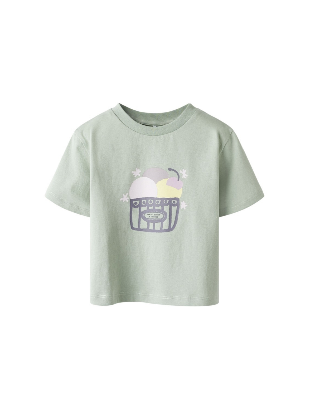 Grøn - Aqua Gray - Name it - T-shirt - 13252877