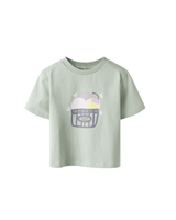 Grøn - Aqua Gray - Name it - T-shirt - 13252877