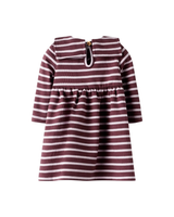 Rødbrun - Bleached Mauve - Name it - Kjole - Striber - 13252993