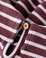 Rødbrun - Bleached Mauve - Name it - Kjole - Striber - 13252993