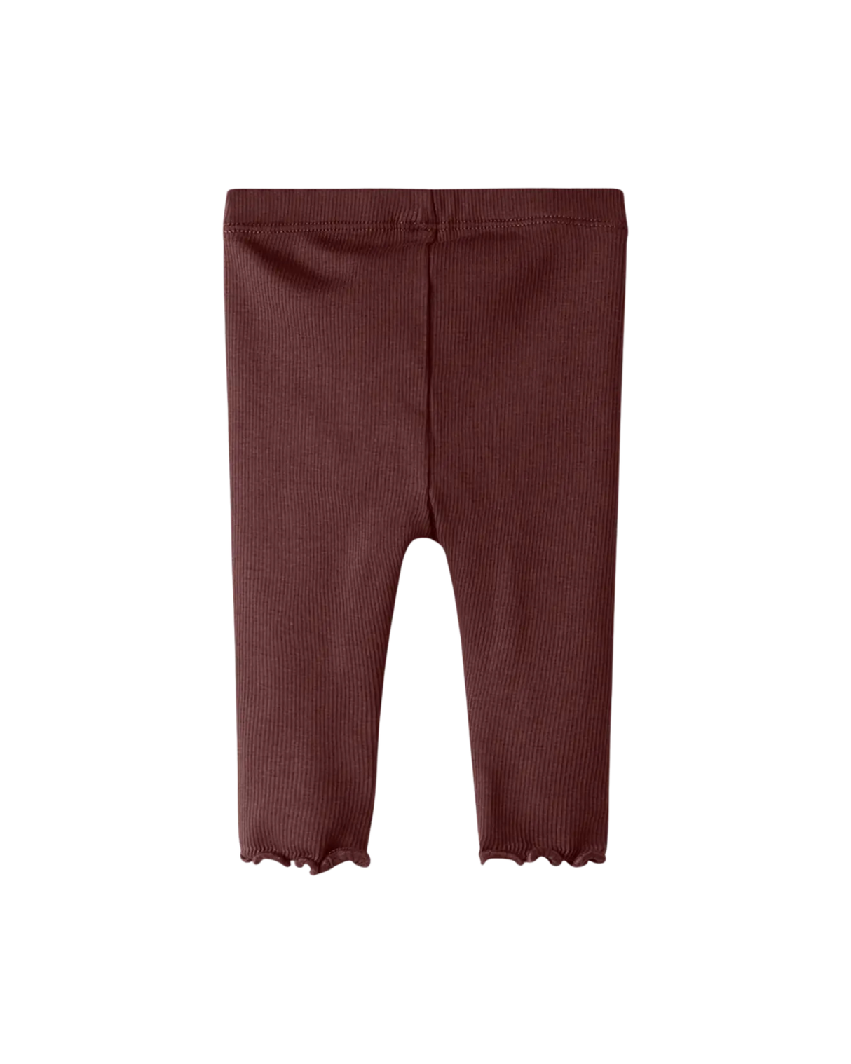 Rødbrun - Andorra - Name it - Leggings - Rib - 13253000