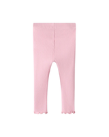 Lyserød - Bleached Mauve - Name it - Leggings - Rib - 13253000