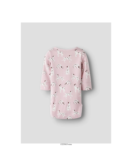 Lyserød - Bleached Mauve - name it - Body - med lange ærmer - 13253013