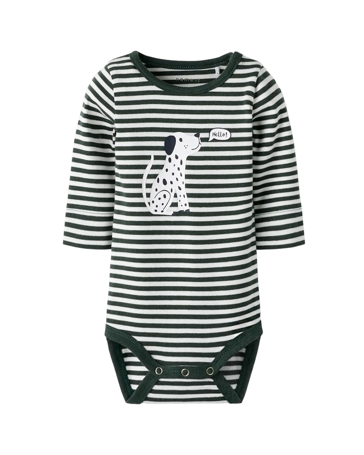 Grøn - Cloud Dancer/Deep Forest - Name it - Bodystocking - 13253022