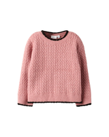 Lyserød - Bleached Mauve - Name it - Strik - 13253045