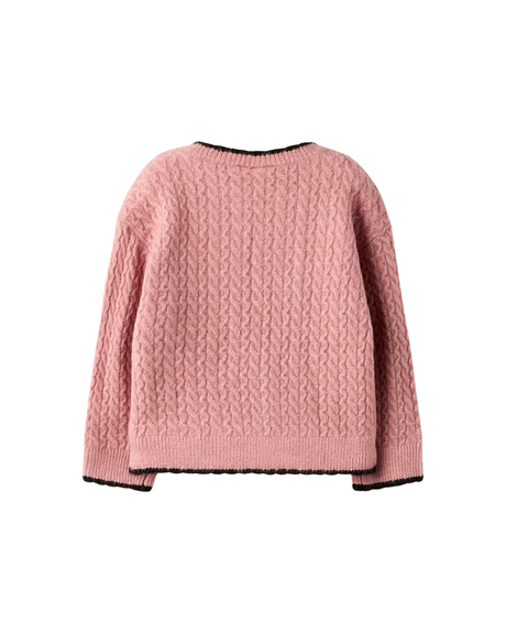 Lyserød - Bleached Mauve - Name it - Strik - 13253045