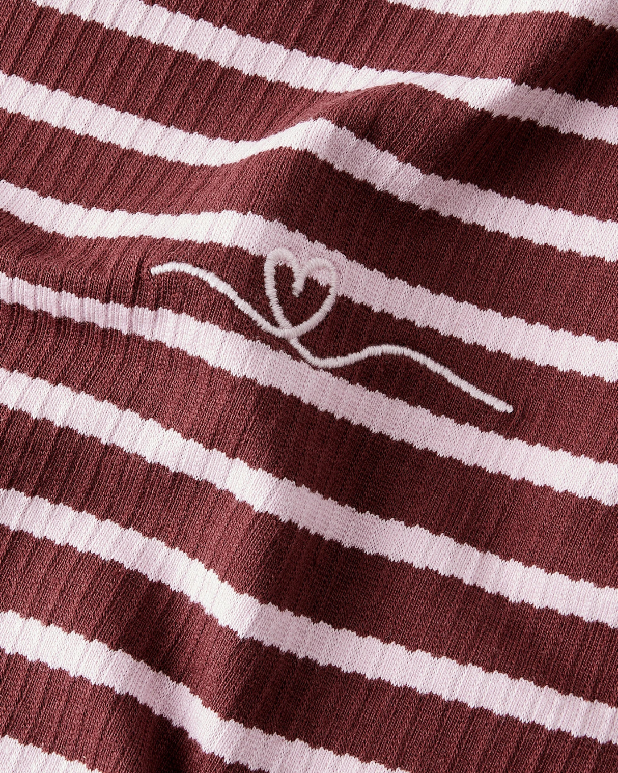 Rødbrun - Bleached Mauve - Name it - Bluse - Striber - 13253046