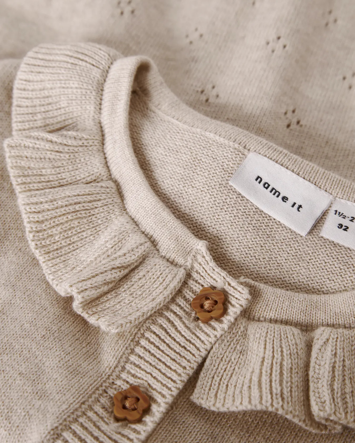 Sand - Peyote Melange - Name it - Cardigan - 13253797