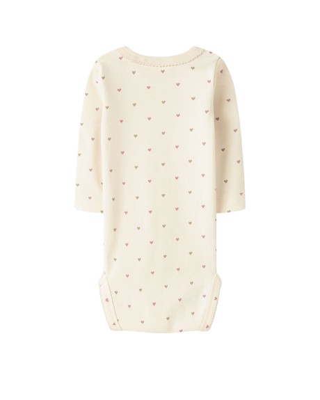 Offwhite - Turtledove - Lil'Atelier - Bodystocking - hjerter - 13253856