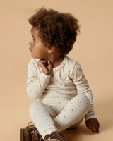 Offwhite - Turtledove - Lil'Atelier - Leggings - hjerter - 13253868