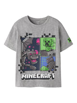 Grey Melange Bluse Minecraft fra Name it - 13255755