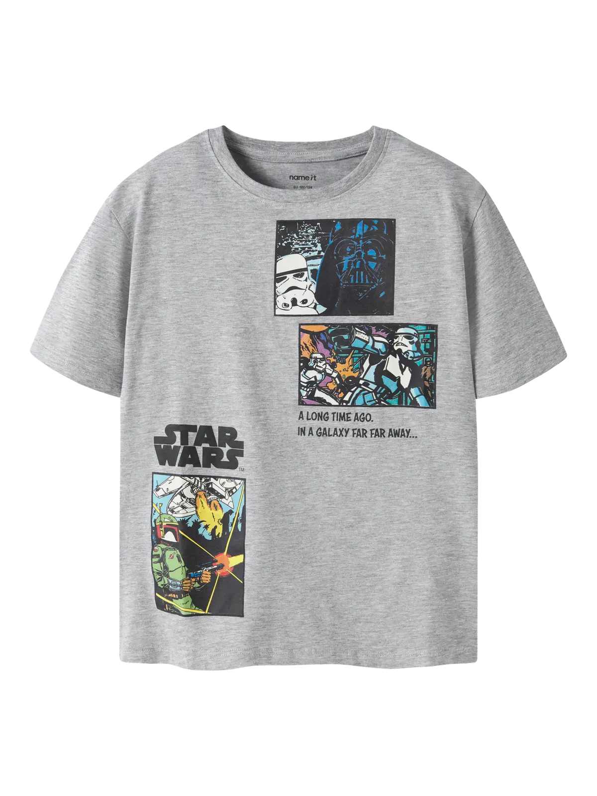 Grey Melange Bluse Star Wars fra Name it - 13255759