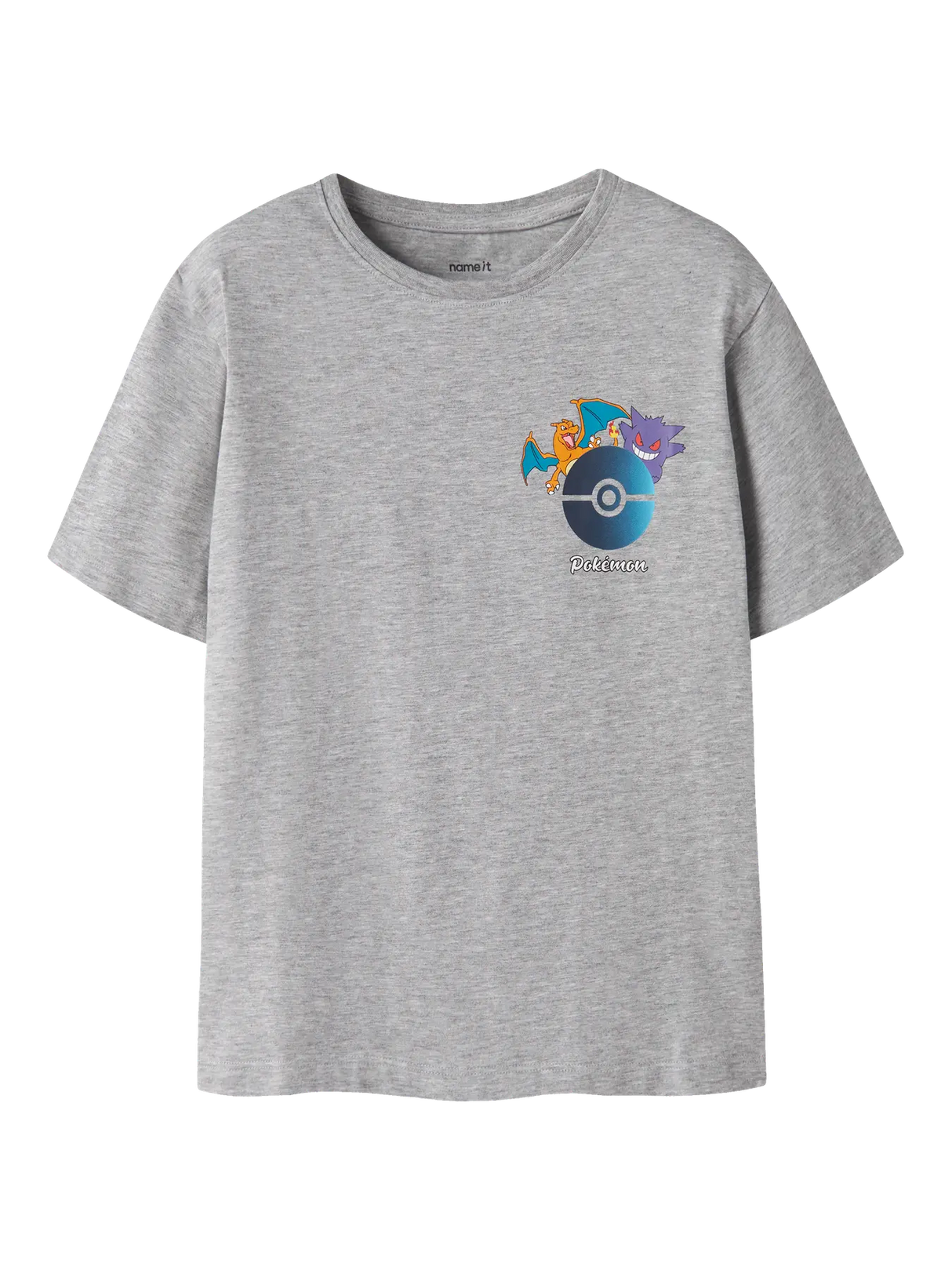 Grey Melange Bluse POKEMON fra Name it - 13255764