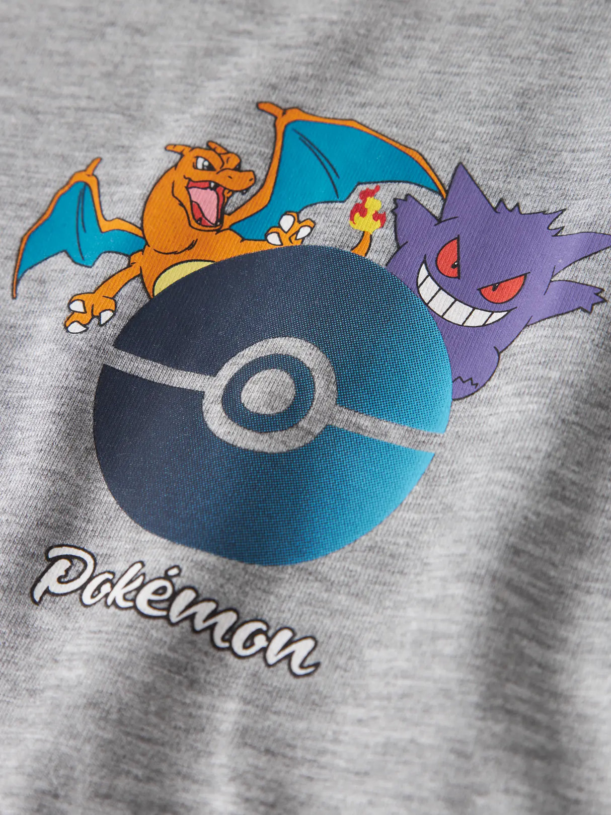 Grey Melange Bluse POKEMON fra Name it - 13255764