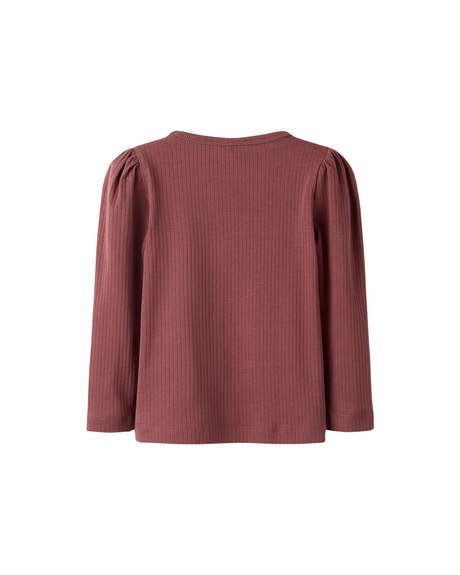 Rosa - rosa brown - name it - Bluse - rib - 13255828