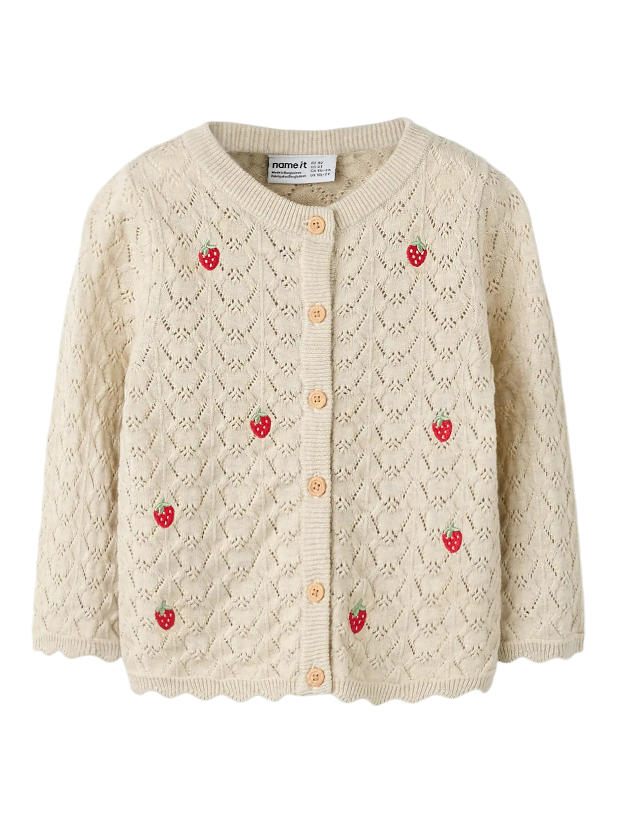 Peyote Melange STRAWBERRY Cardigan,Striktrøje fra Name it - 13255882