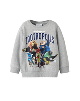 Grå - Grey Melange - Name it - Sweatshirt - Zootropolis - 13256249