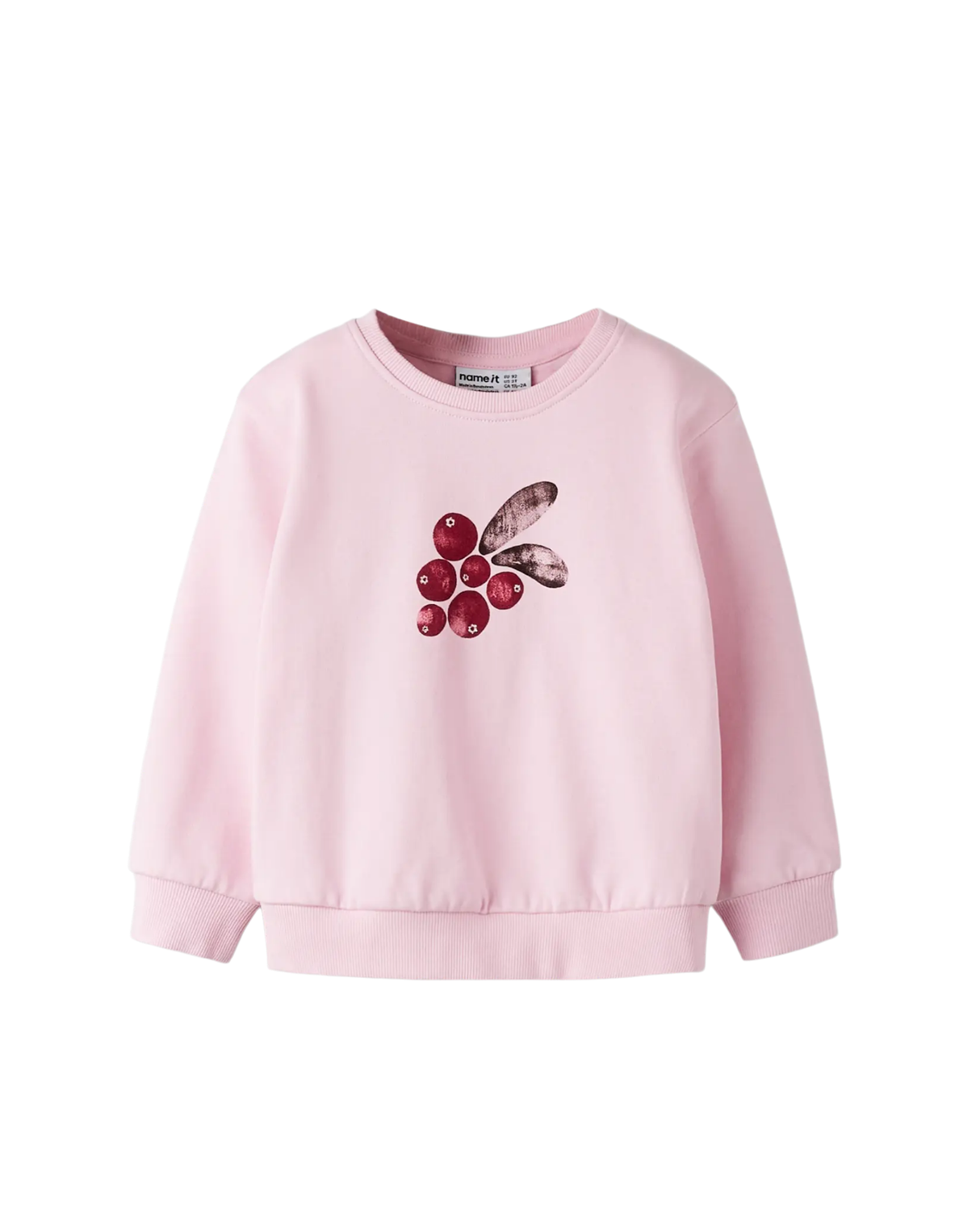 Lyserød - parfait pink - Name it - sweatshirt - 13258476