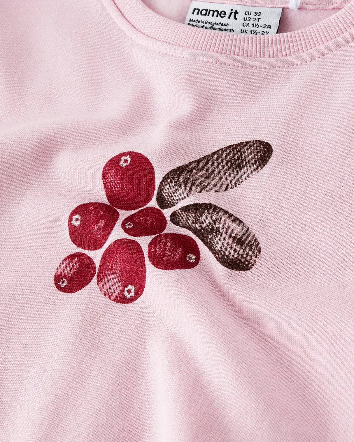 Lyserød - parfait pink - Name it - sweatshirt - 13258476