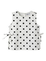 Antique White DOT Top fra Name it - 13259669