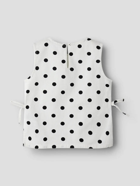 Antique White DOT Top fra Name it - 13259669
