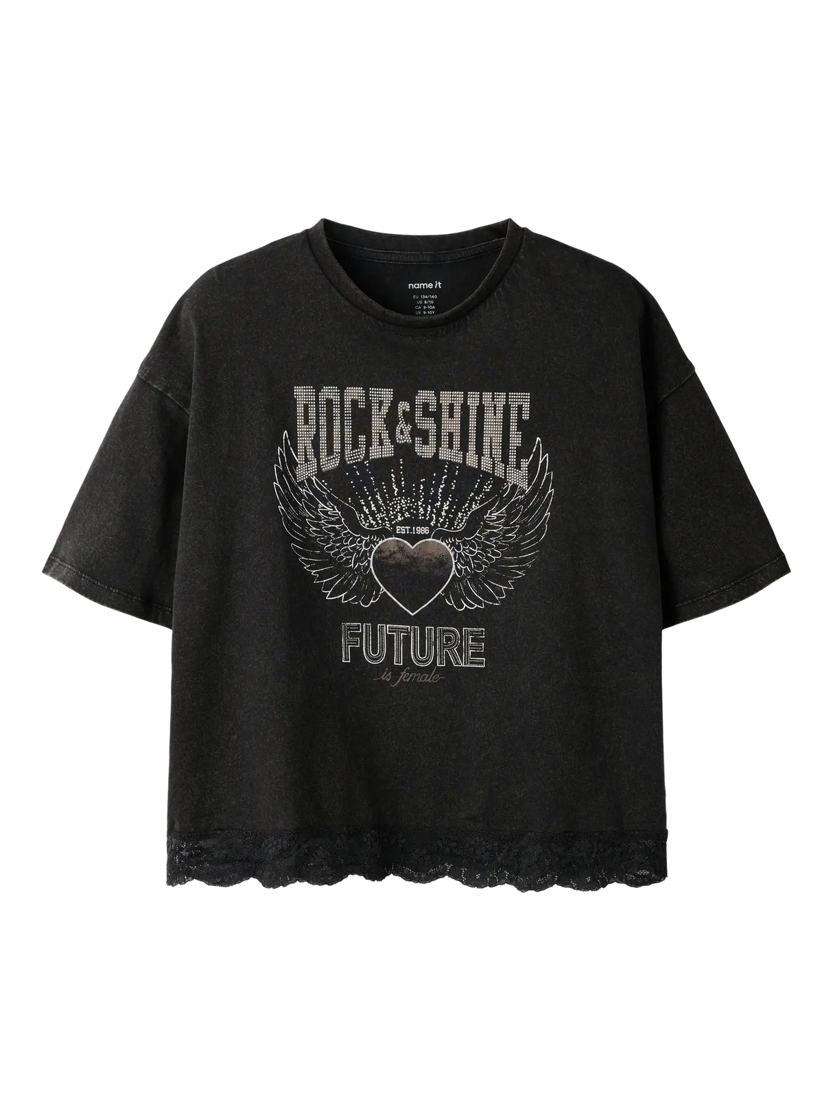 Black Beauty Bluse fra Name it - 13263172