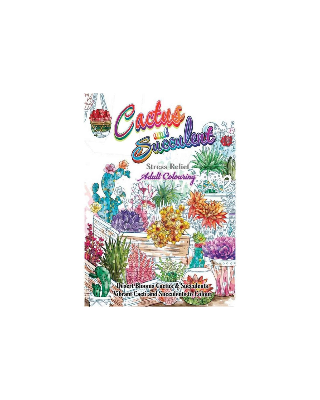 Malebog A4 Cactus & Succulent 32 sider