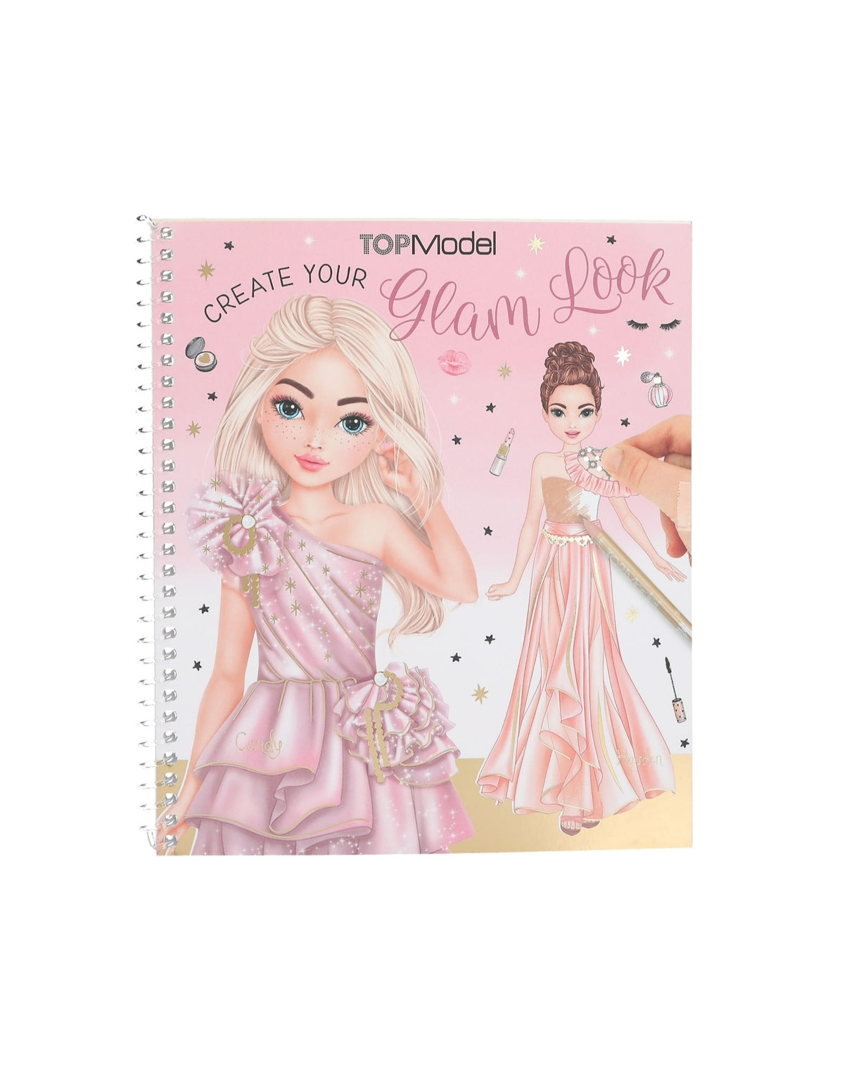 TOPModel Dress Me Up Stickers Malebog GLAM LOOK