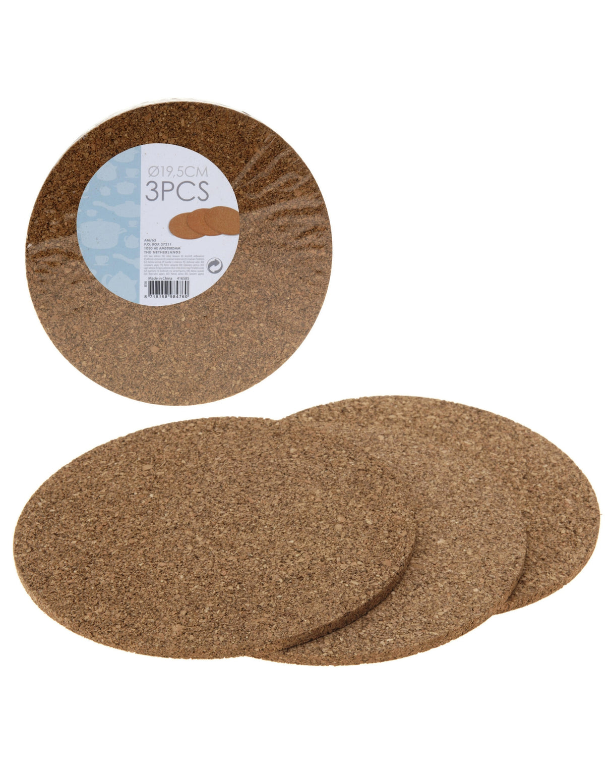 Drill protectors 3 pieces in cork