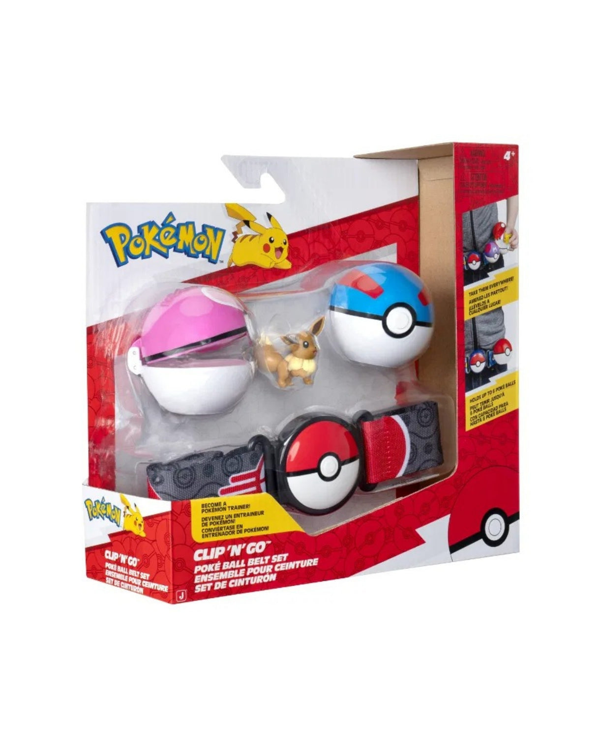 Pokemon clip N go set Eevee