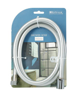 Bruseslange PVC – 150 cm, mat sølv