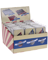 Rejsespil i metal æske - Dam