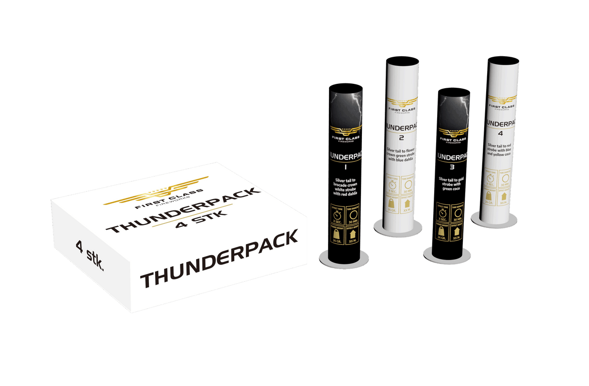 (No.140) Thunderpack 4 pcs 30mm