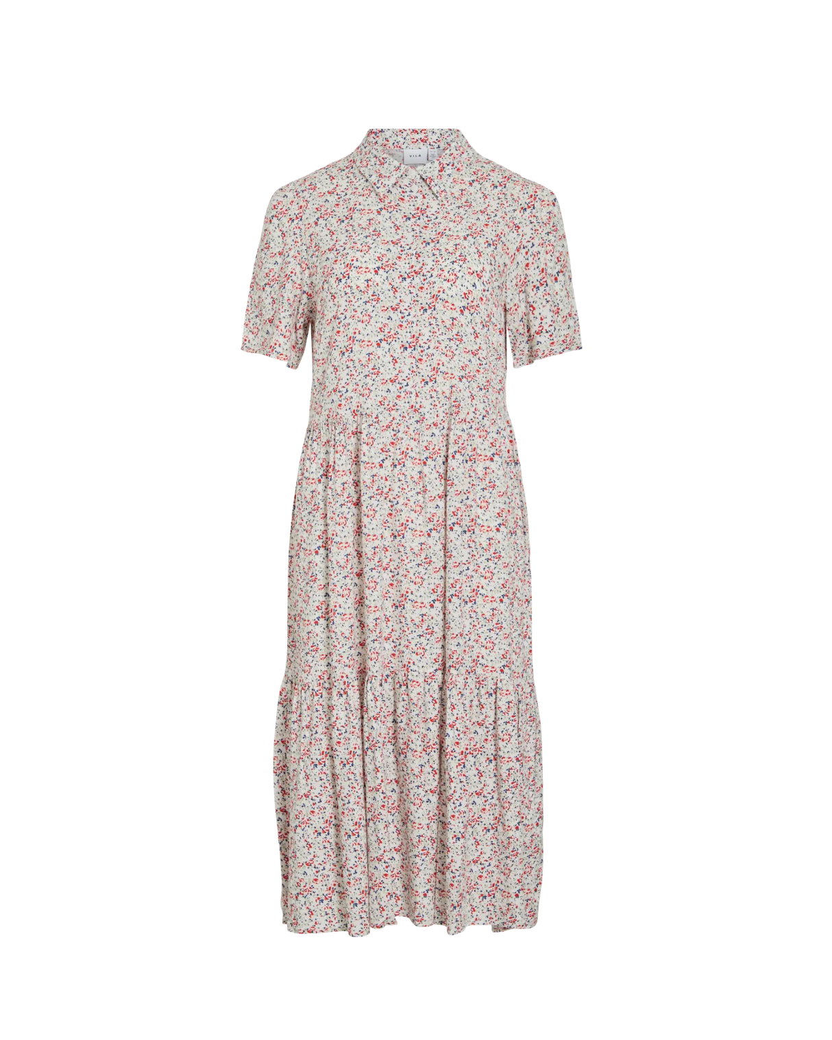 Hvid - birch/multi - Vila - Kjole - Blomster - 14088790