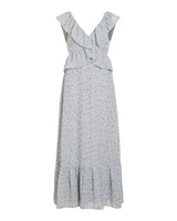 Blå - Pearl Blue - VILA - Kjole - Blomster - 14099489