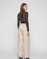 Sand - Feather Gray - Vila - Bukser - 14100323