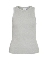Grå - Light Grey Melange - VILA - Top - 14101757