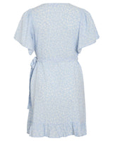 Blå - Kentucky Blue - Vila - Kjole - Blomster - 14102088