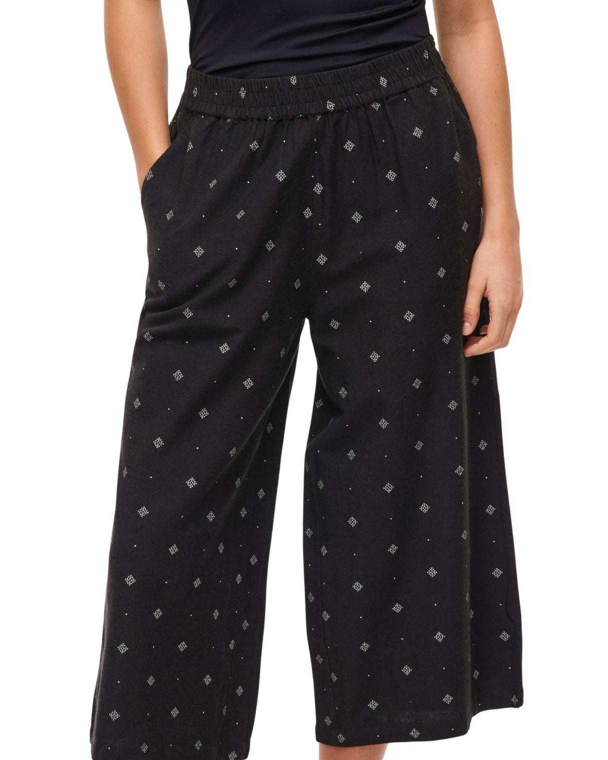 Sort - Black Beauty - Vila - Bukser - Snefnug - 14105081