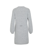 Grå - Light Grey Melange - Vila - Strikkjole - 14109040