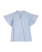 Lyseblå - Kentucky Blue - VILA - Bluse - 14109623